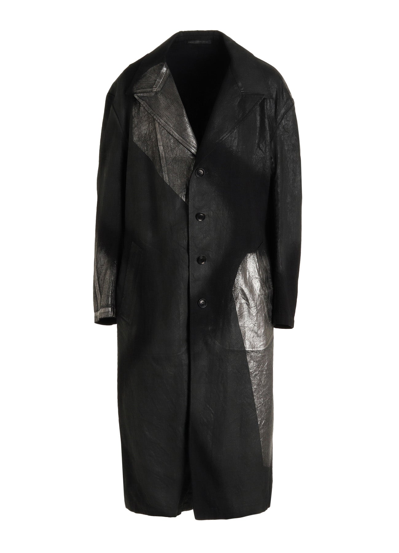 8OZ DENIM FOIL PRINT TAILORED JACKET – THE SHOP YOHJI YAMAMOTO