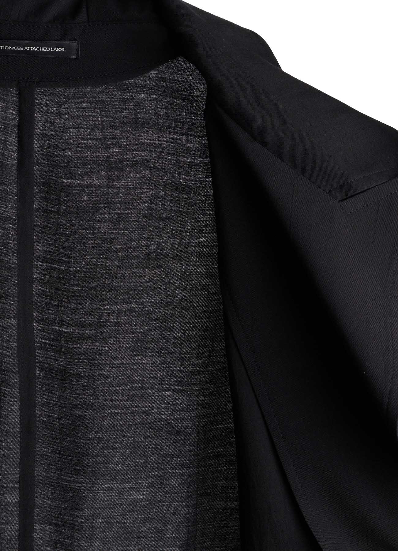 CU/RY HARD TWISTED SERGE OPEN COLLAR TAILORED JACKET – THE SHOP