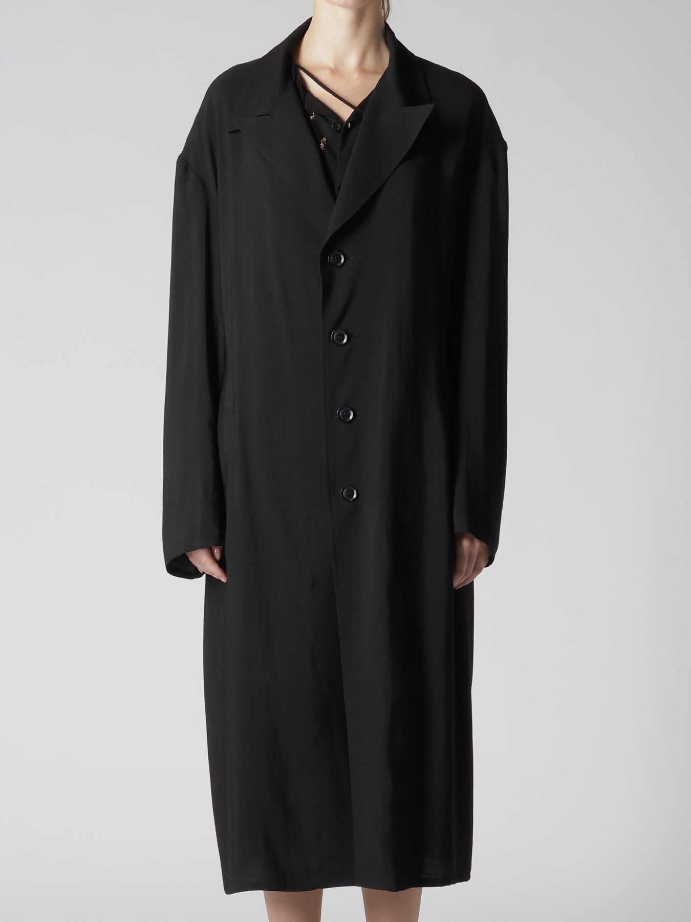 CU/RY HARD TWISTED SERGE OPEN COLLAR TAILORED JACKET – THE SHOP