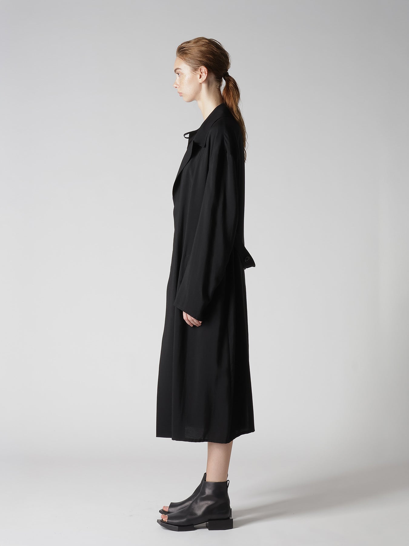 CU/RY HARD TWISTED SERGE OPEN COLLAR TAILORED JACKET – THE SHOP