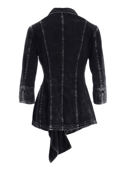 6OZ DENIM CHEMICAL WASH JACKET