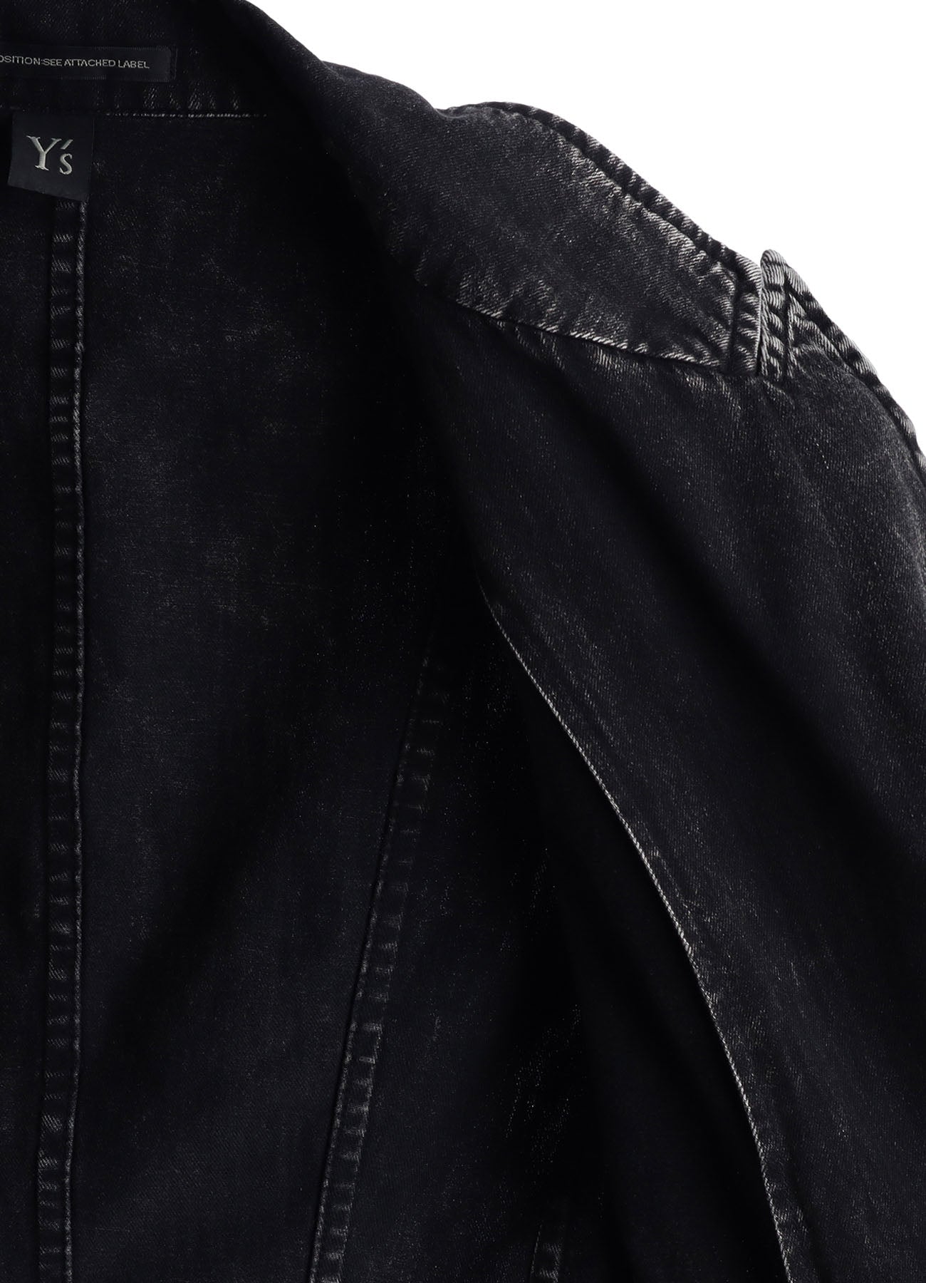 6OZ DENIM CHEMICAL WASH JACKET – THE SHOP YOHJI YAMAMOTO
