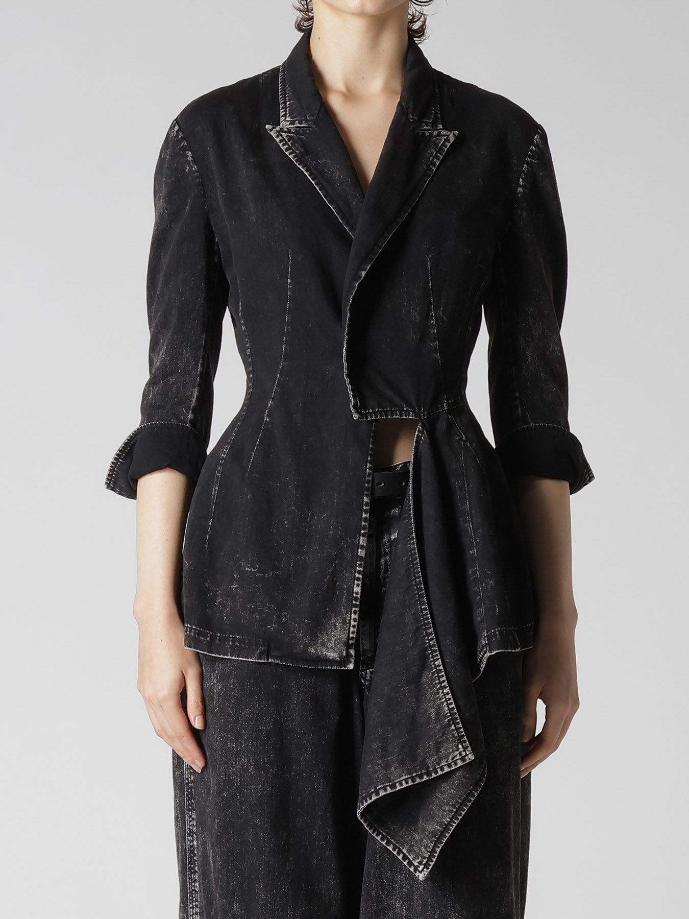 6OZ DENIM CHEMICAL WASH JACKET