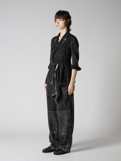 6OZ DENIM CHEMICAL WASH JACKET