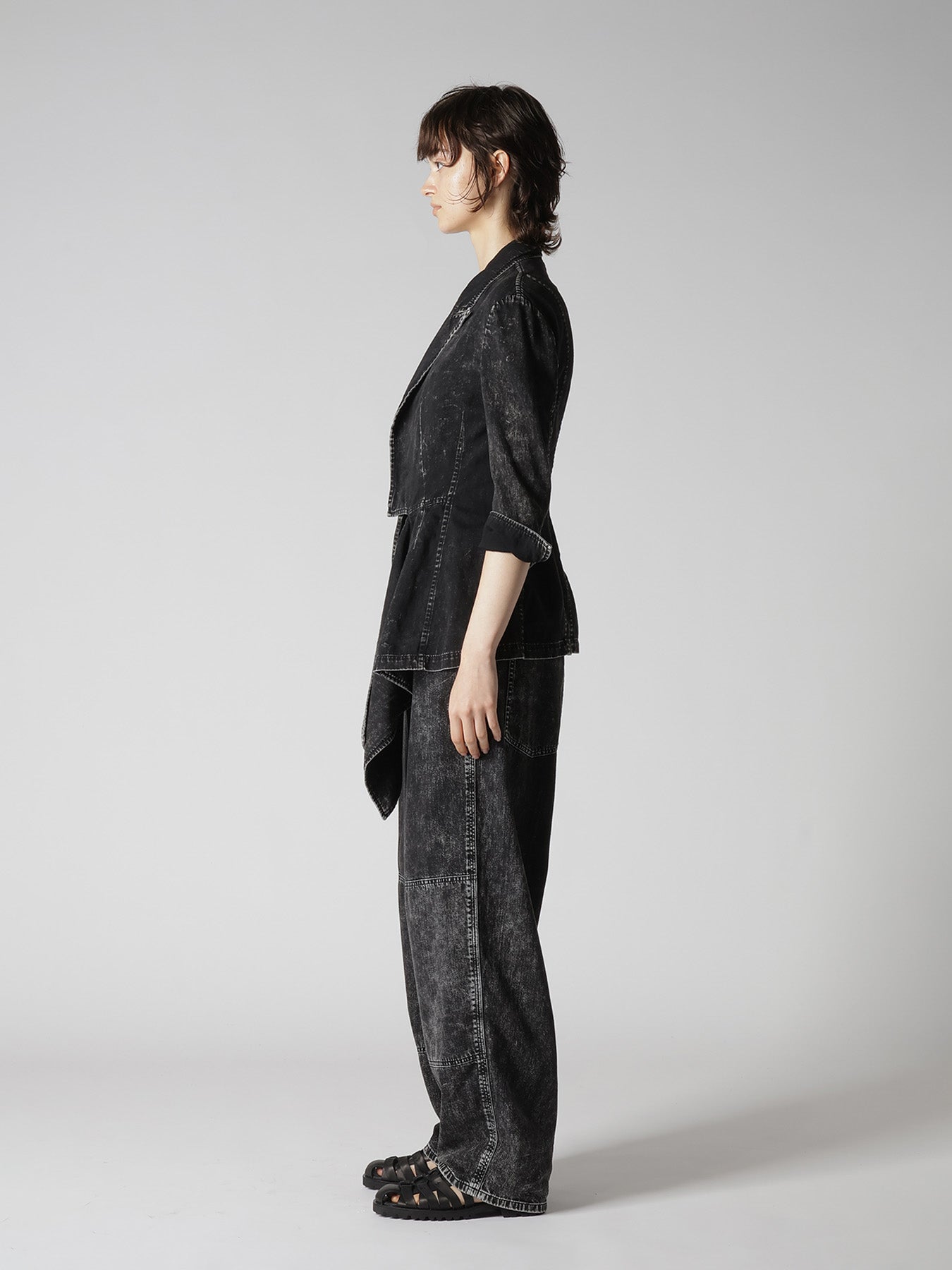 6OZ DENIM CHEMICAL WASH JACKET