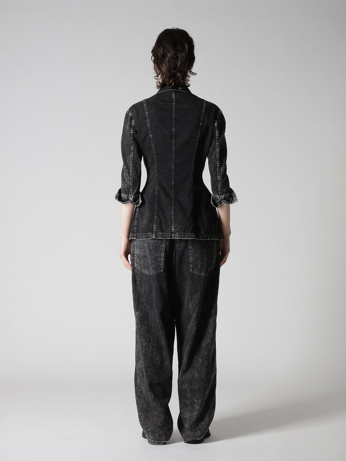 6OZ DENIM CHEMICAL WASH JACKET