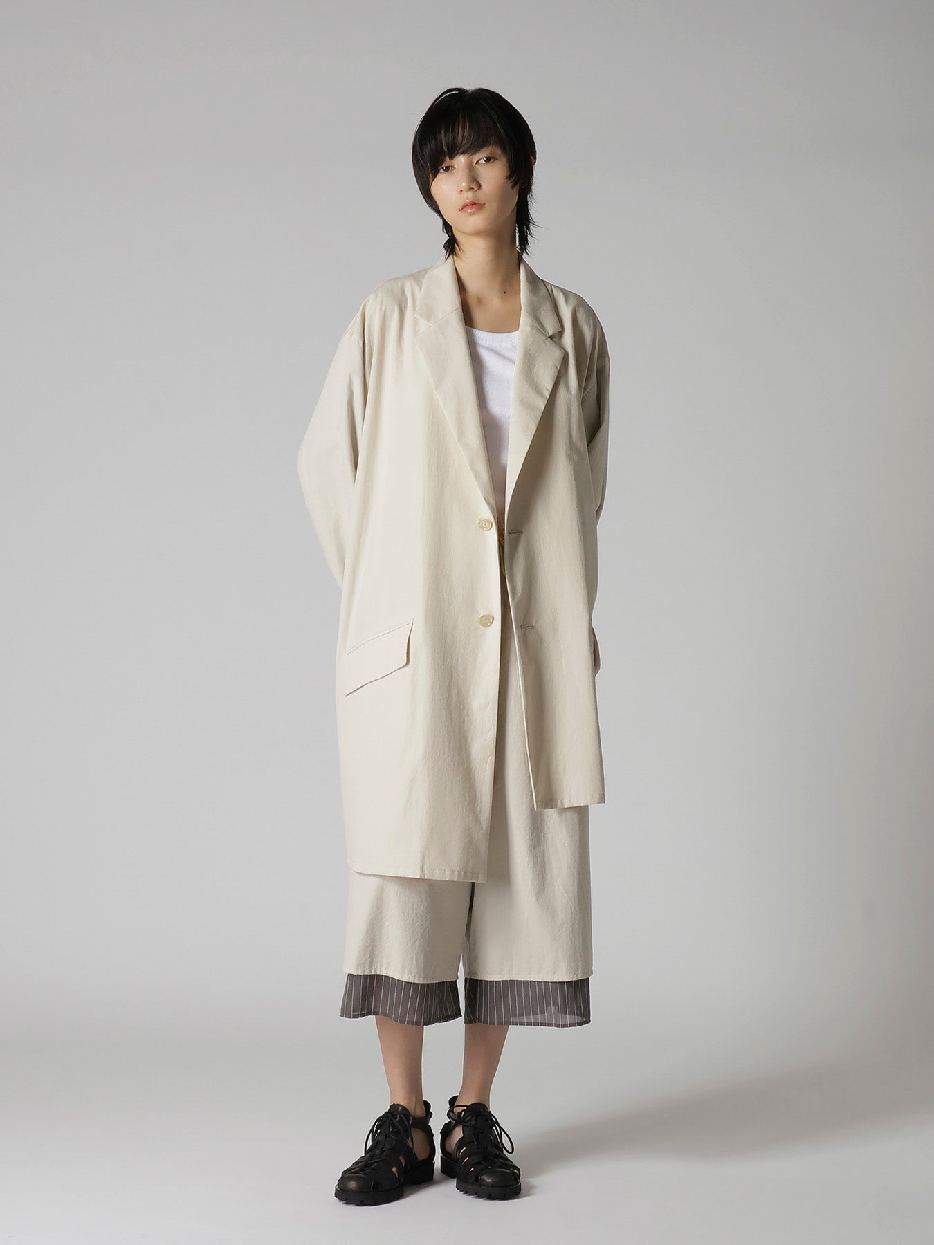 COTTON BROAD BIG JACKET
