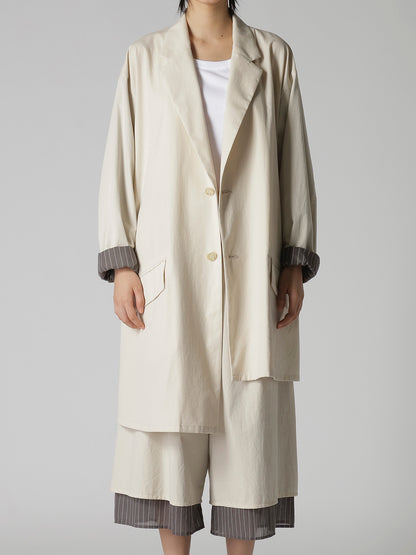 COTTON BROAD BIG JACKET