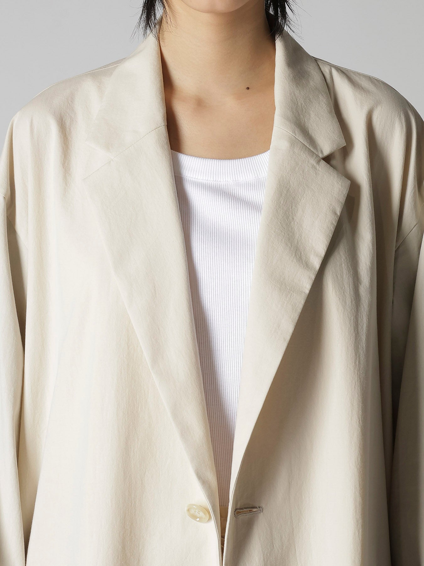 COTTON BROAD BIG JACKET