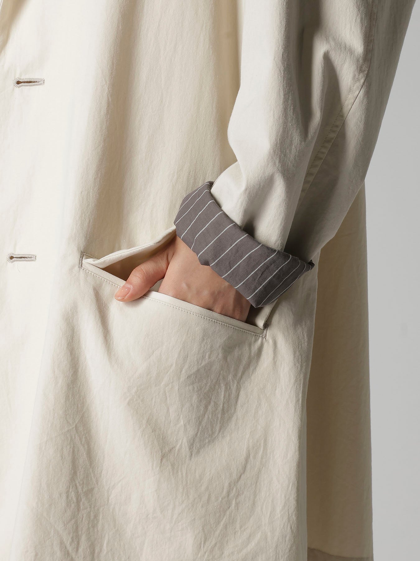 COTTON BROAD BIG JACKET