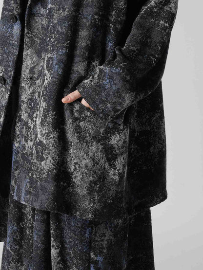 RUG PATTERN JACQUARD BIG JACKET