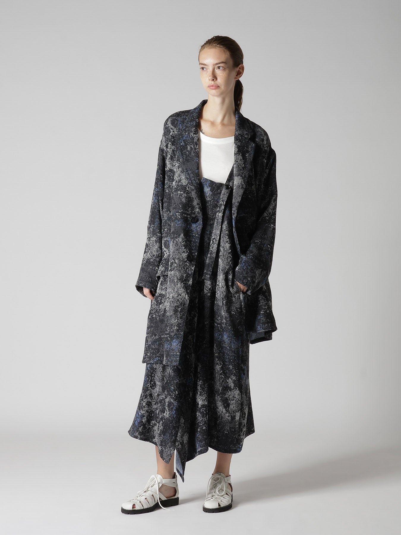 RUG PATTERN JACQUARD BIG JACKET
