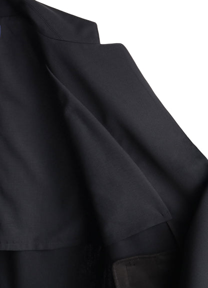 WOOL GABARDINE SET IN SLEEVE JACKET