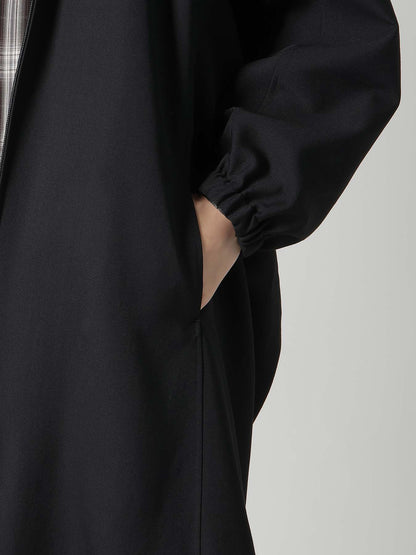 WOOL GABARDINE SAILOR COLLAR JACKET