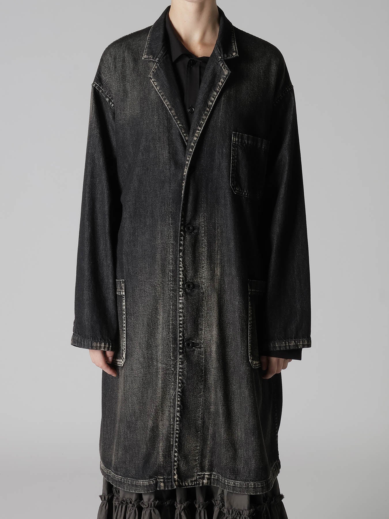 8OZ SPOTTED DENIM WORK JACKET – THE SHOP YOHJI YAMAMOTO
