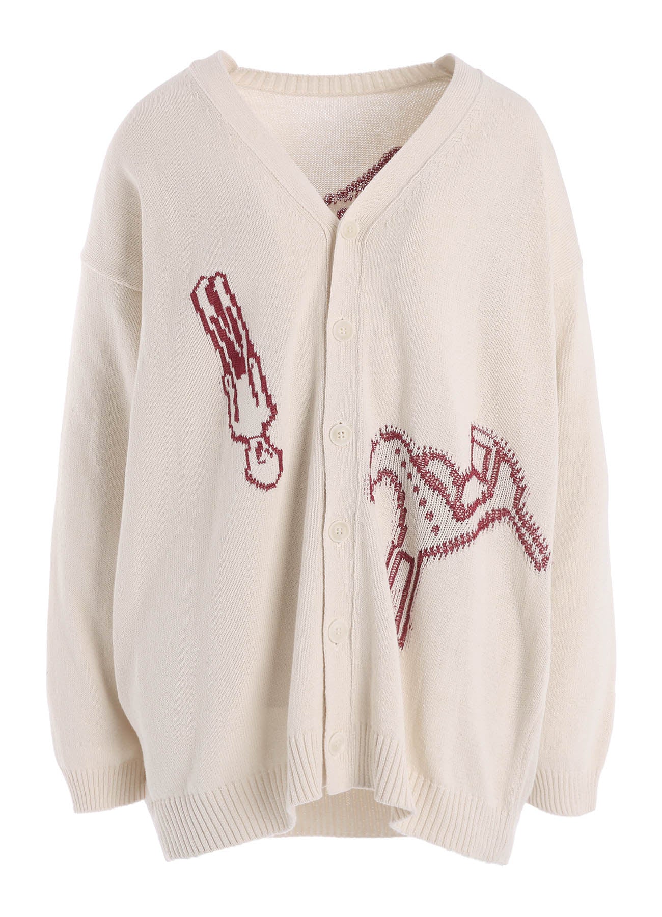 ミュージシャン Y shop TOY GLITER JACQUARD CARDIGAN – THE SHOP YOHJI YAMAMOTO