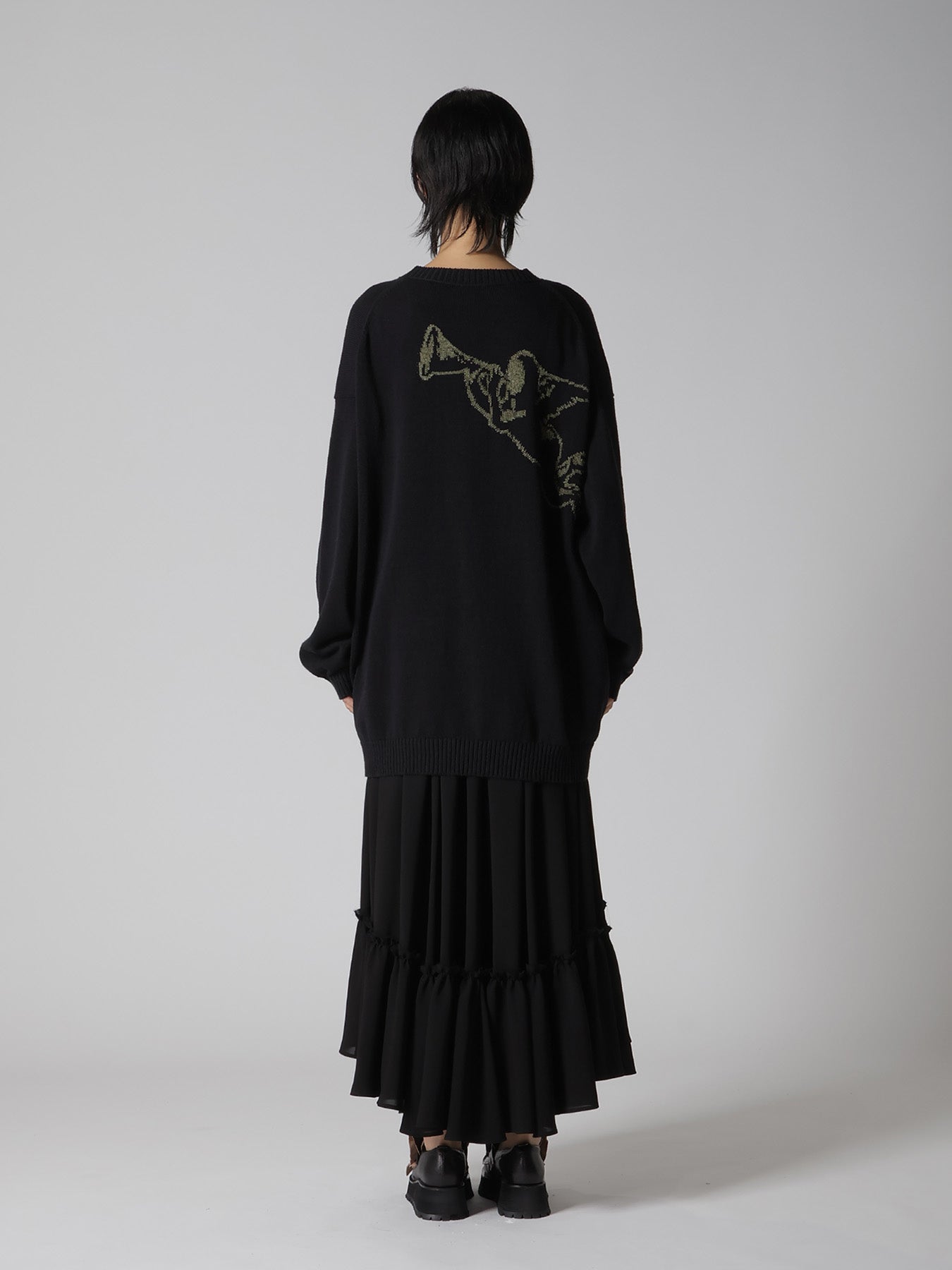 TOY GLITER JACQUARD CARDIGAN – THE SHOP YOHJI YAMAMOTO