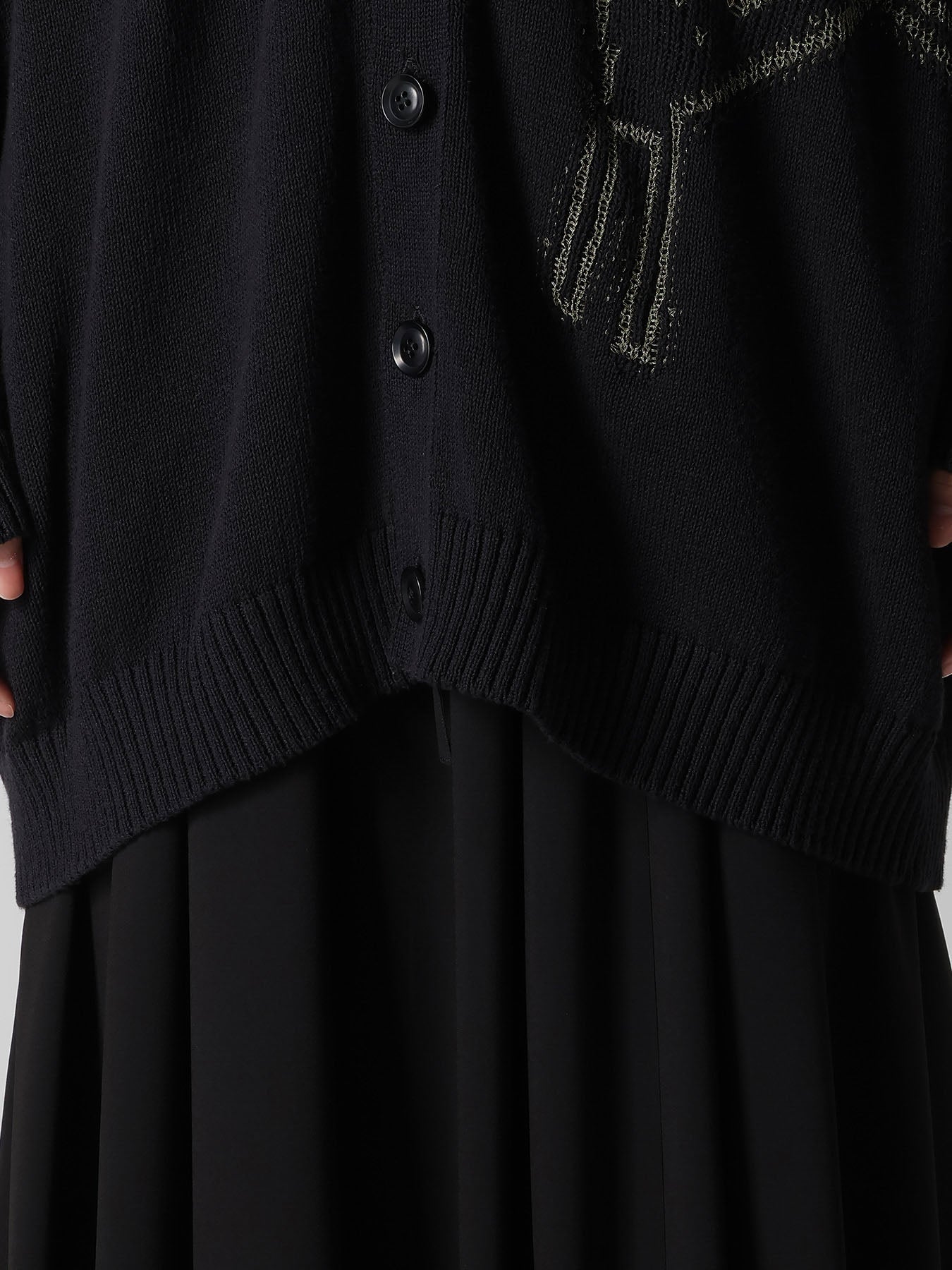 TOY GLITER JACQUARD CARDIGAN – THE SHOP YOHJI YAMAMOTO