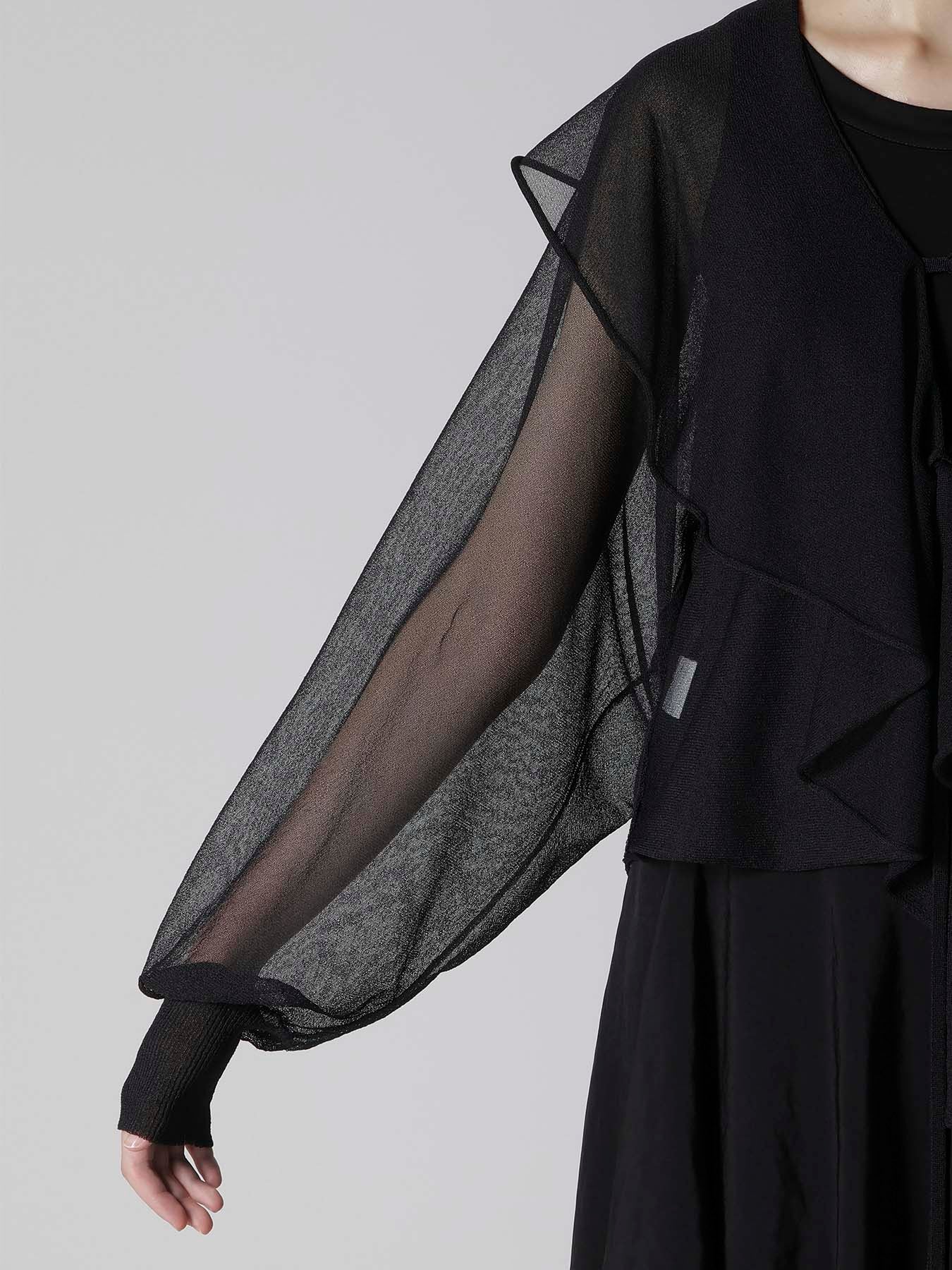 SHEER JERSEY BOLERO W/ STRING – THE SHOP YOHJI YAMAMOTO