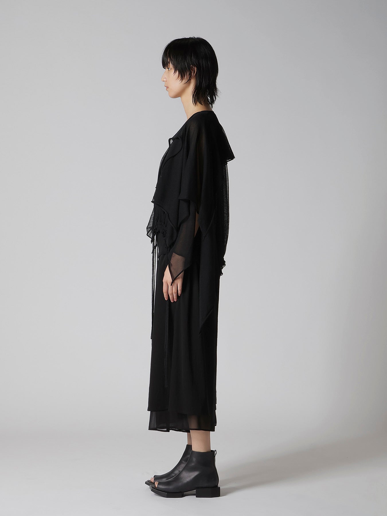 SHEER JERSEY 2 WAY PONCHO