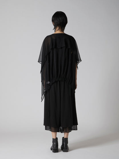 SHEER JERSEY 2 WAY PONCHO