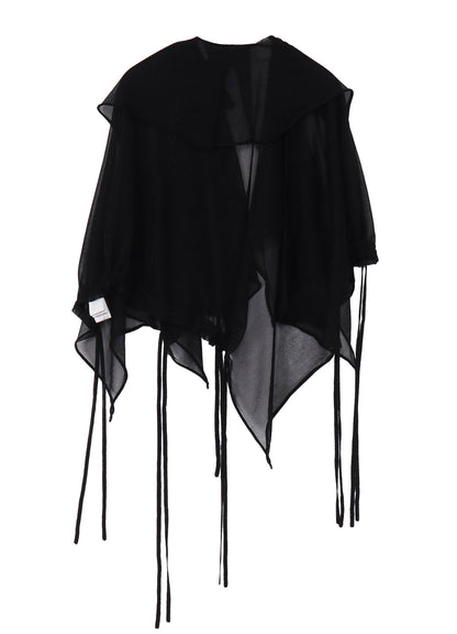 SHEER JERSEY 2 WAY PONCHO