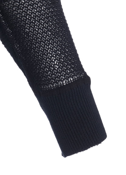 8G PATCHWORK MIX CROPPED CARDIGAN