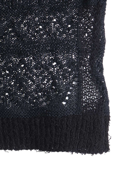 8G PATCHWORK MIX CROPPED CARDIGAN