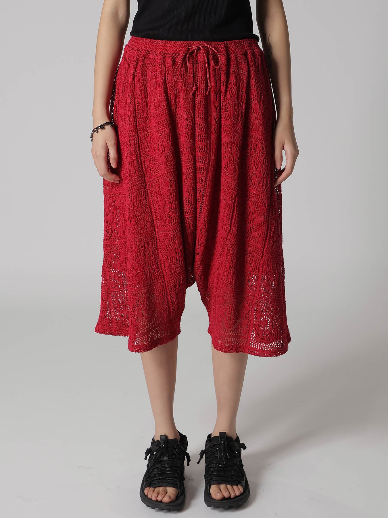 MEXICAN TILE PATTERN KNIT HALF PANTS – THE SHOP YOHJI YAMAMOTO