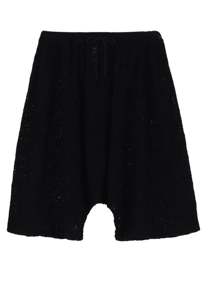 MEXICAN TILE PATTERN KNIT HALF PANTS