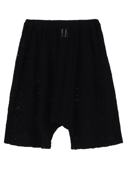 MEXICAN TILE PATTERN KNIT HALF PANTS