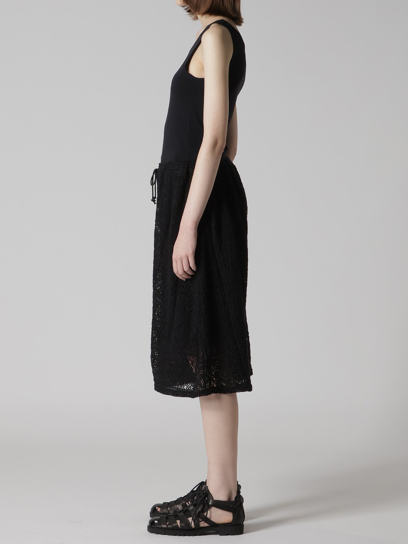 MEXICAN TILE PATTERN KNIT HALF PANTS