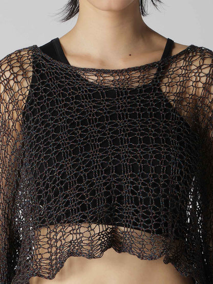 FISHERMAN'S KNIT LONG SLEEVE PULLOVER