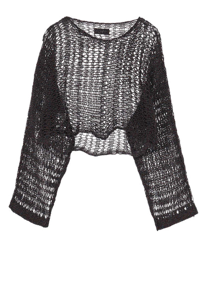 FISHERMAN'S KNIT LONG SLEEVE PULLOVER