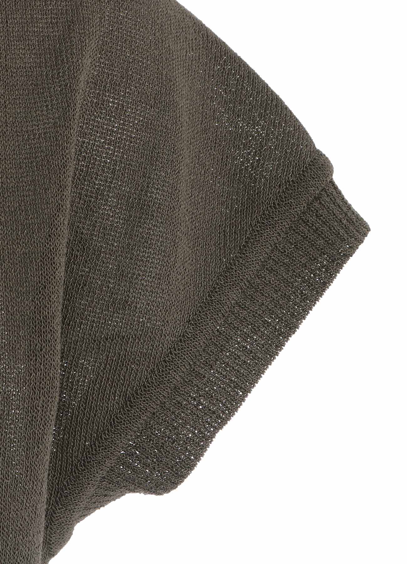 POLYESTER TULLE ASYMMETRIC PULLOVER