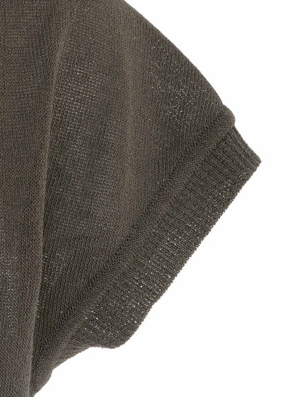 POLYESTER TULLE ASYMMETRIC PULLOVER