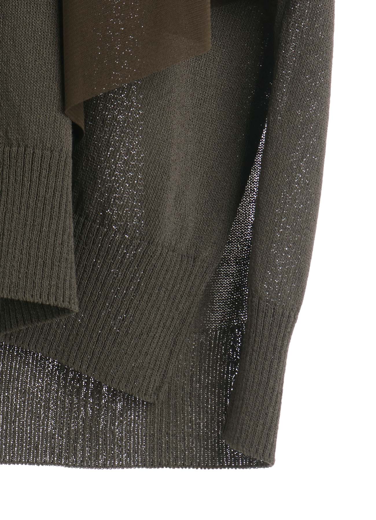 POLYESTER TULLE 2WAY CARDIGAN