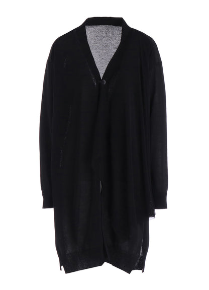 POLYESTER TULLE 2WAY CARDIGAN