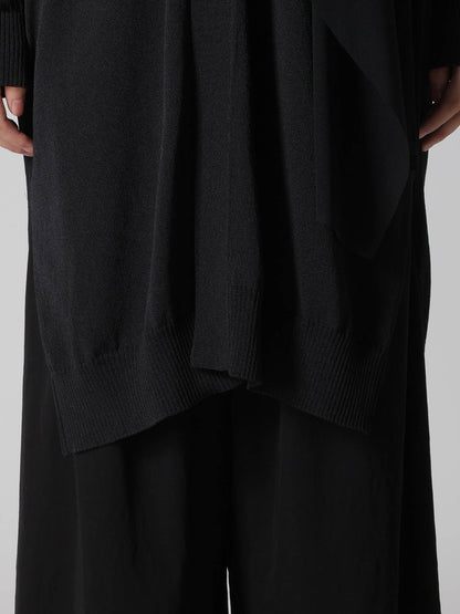 POLYESTER TULLE 2WAY CARDIGAN