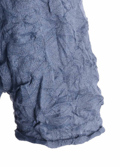 WRINKLED HALF SLEEVE PULLOVER