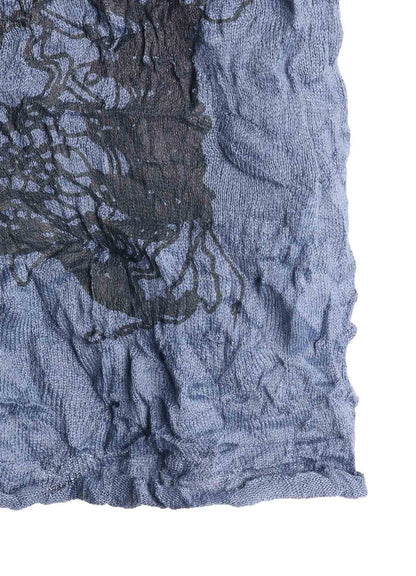 WRINKLED HALF SLEEVE PULLOVER