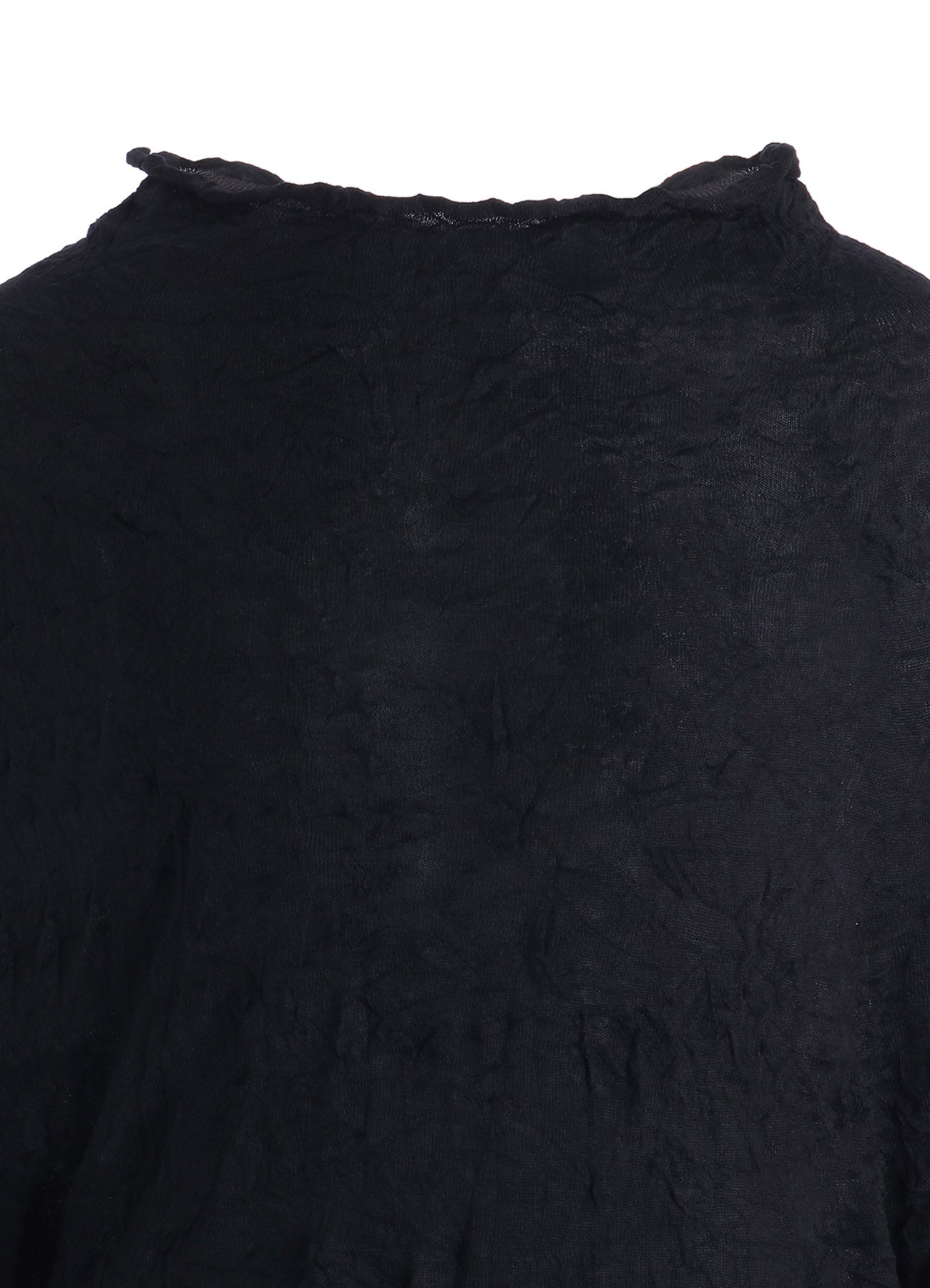 WRINKLED HALF SLEEVE PULLOVER