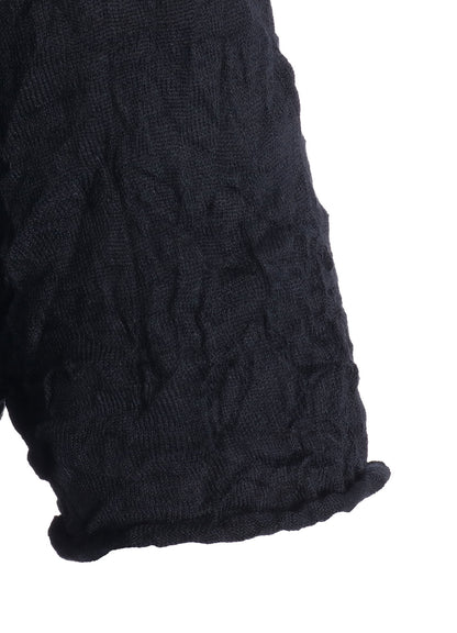 WRINKLED HALF SLEEVE PULLOVER