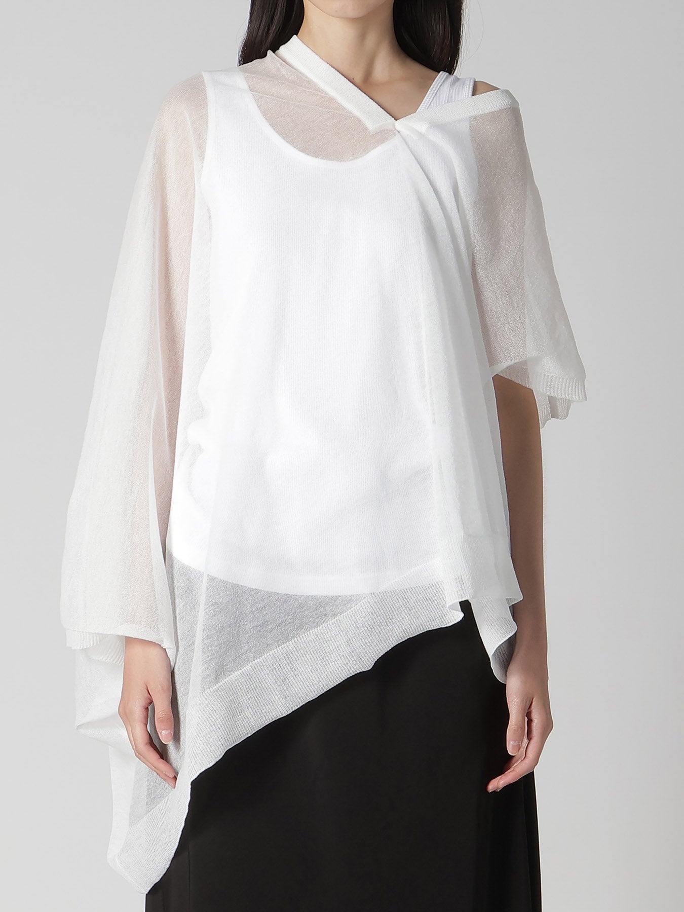 ALLONGE SHEER VEST KNIT – THE SHOP YOHJI YAMAMOTO