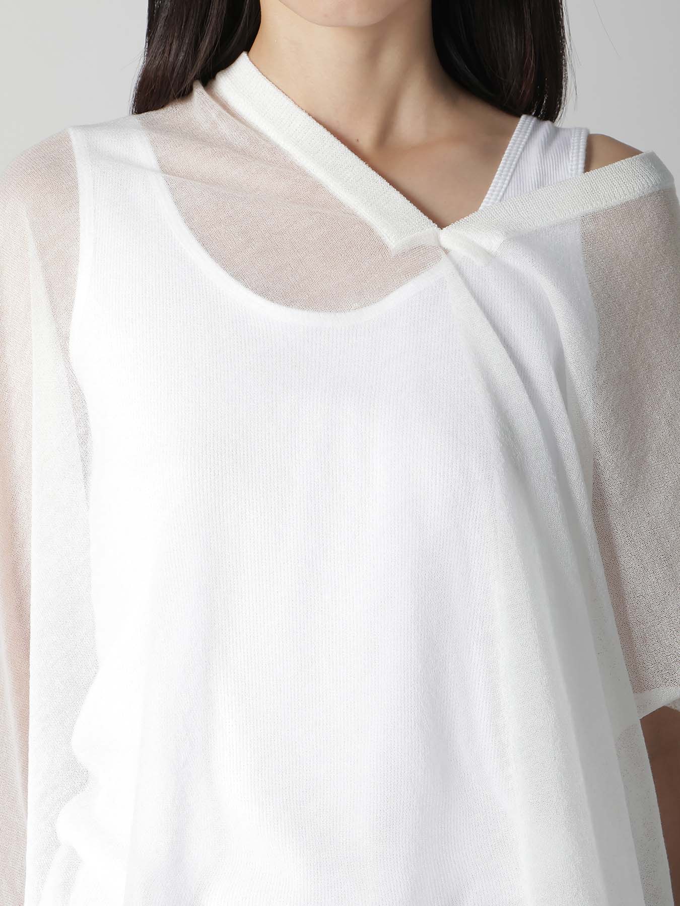 ALLONGE SHEER VEST KNIT – THE SHOP YOHJI YAMAMOTO