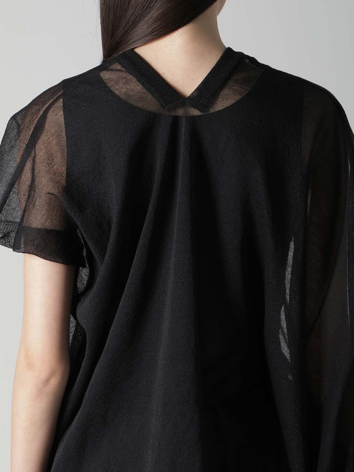 ALLONGE SHEER VEST KNIT