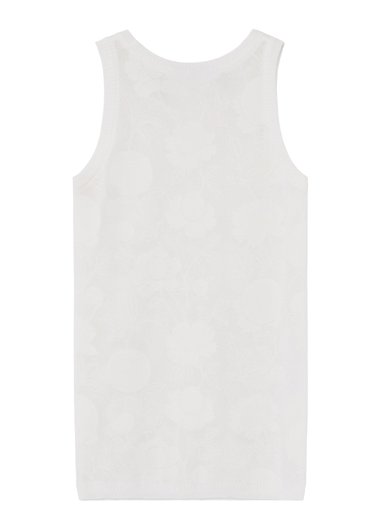 COTTON/NYLON COMPACT TWIST TANK TOP
