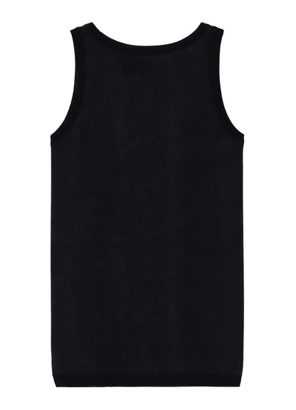 COTTON/NYLON COMPACT TWIST TANK TOP