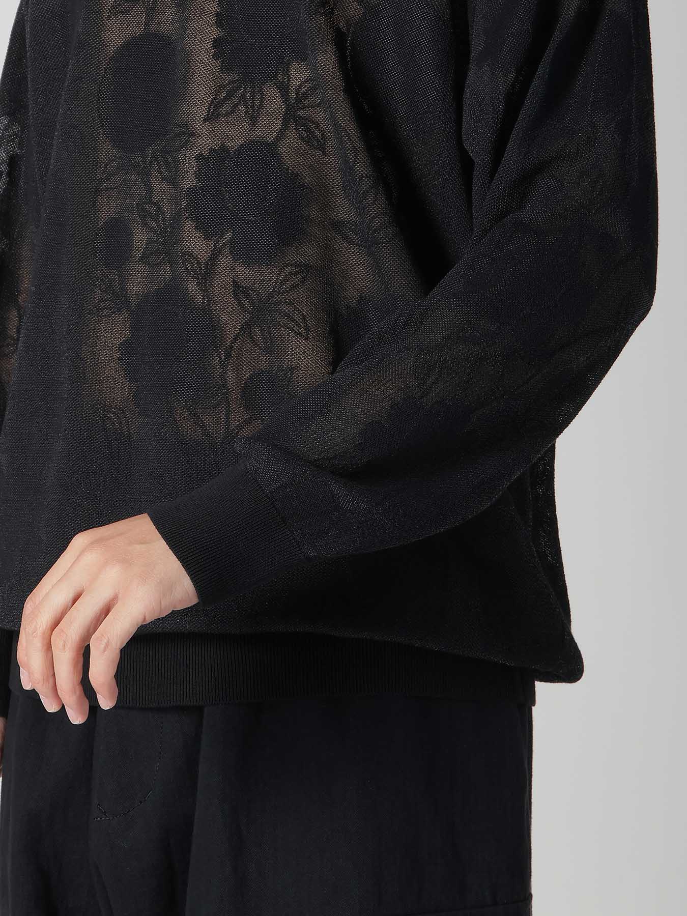 COTTON/NYLON COMPACT TWIST LONG SLEEVE KNIT – THE SHOP YOHJI YAMAMOTO