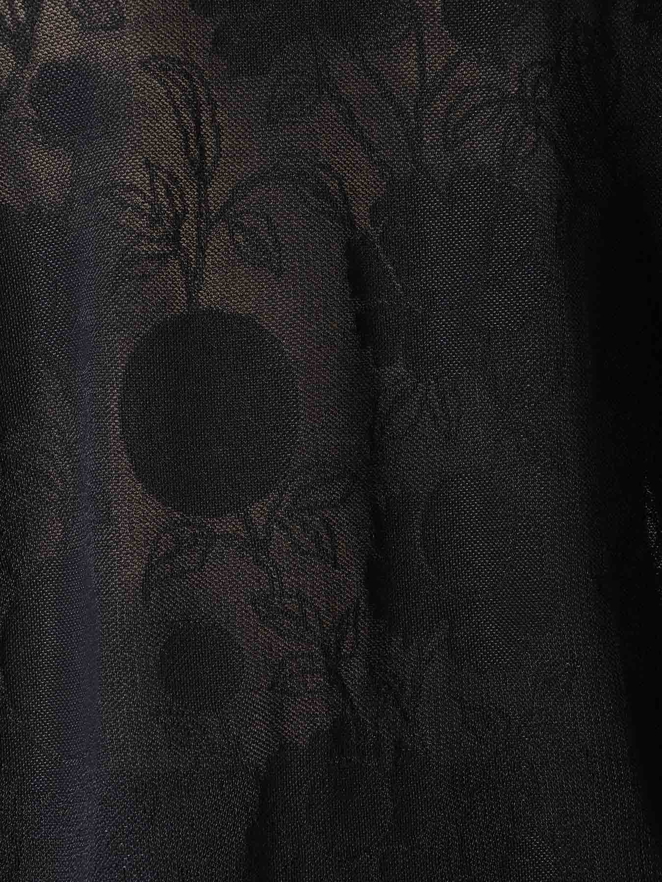 COTTON/NYLON COMPACT TWIST LONG SLEEVE KNIT